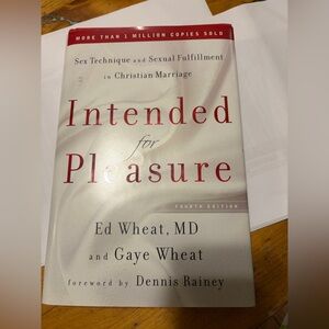 Hardcover “Intended for Pleasure” Book by Ed & Gaye Wheat
